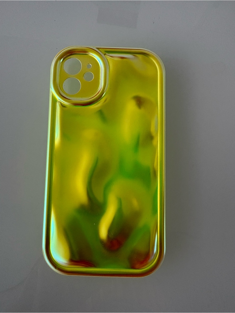 Yellow Iridescent iPhone 11 Case - Compatible Smartphone Protective Cover
